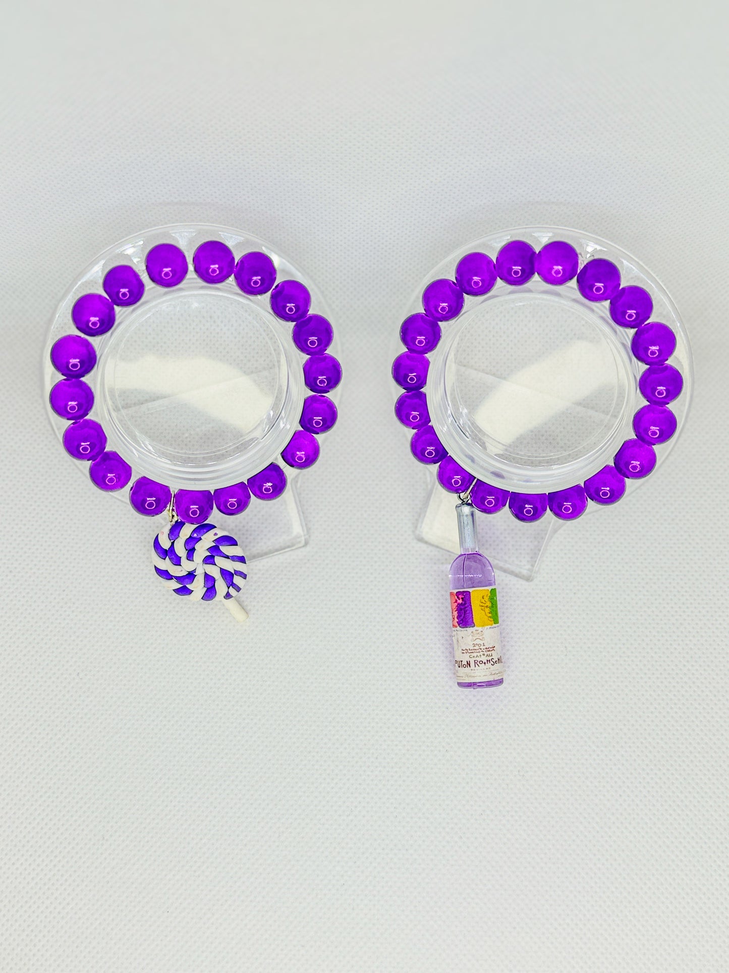 Purple Hibiscus Bracelet