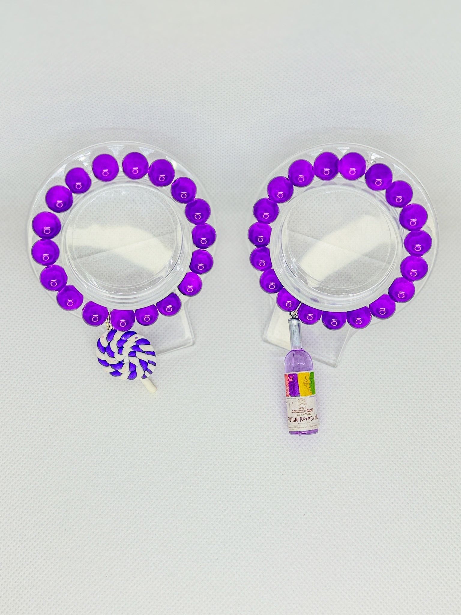 Purple Hibiscus Bracelet